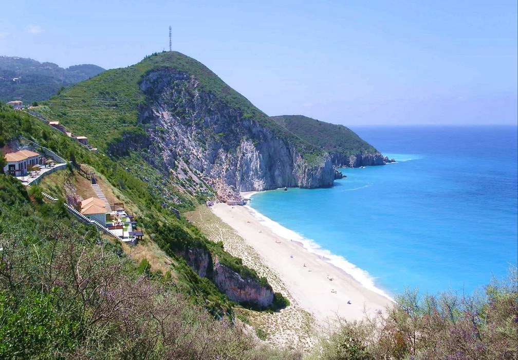  Milos plaža Lefkada 